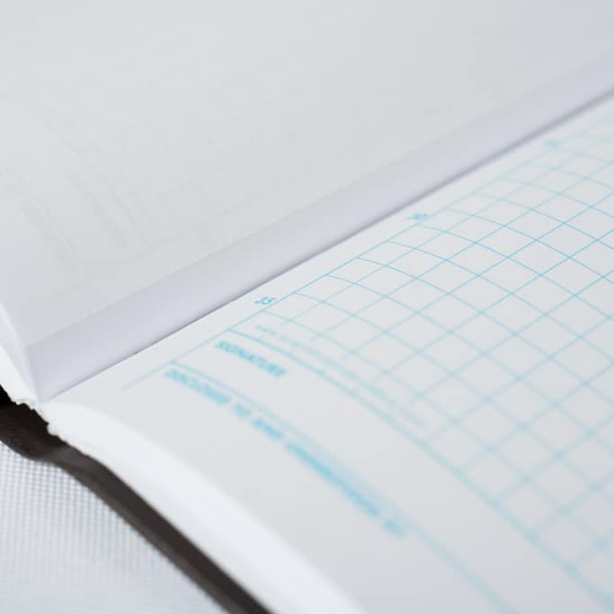 Duplicate Grid Notebook, Laboratory Notebook - Scientific Bindery