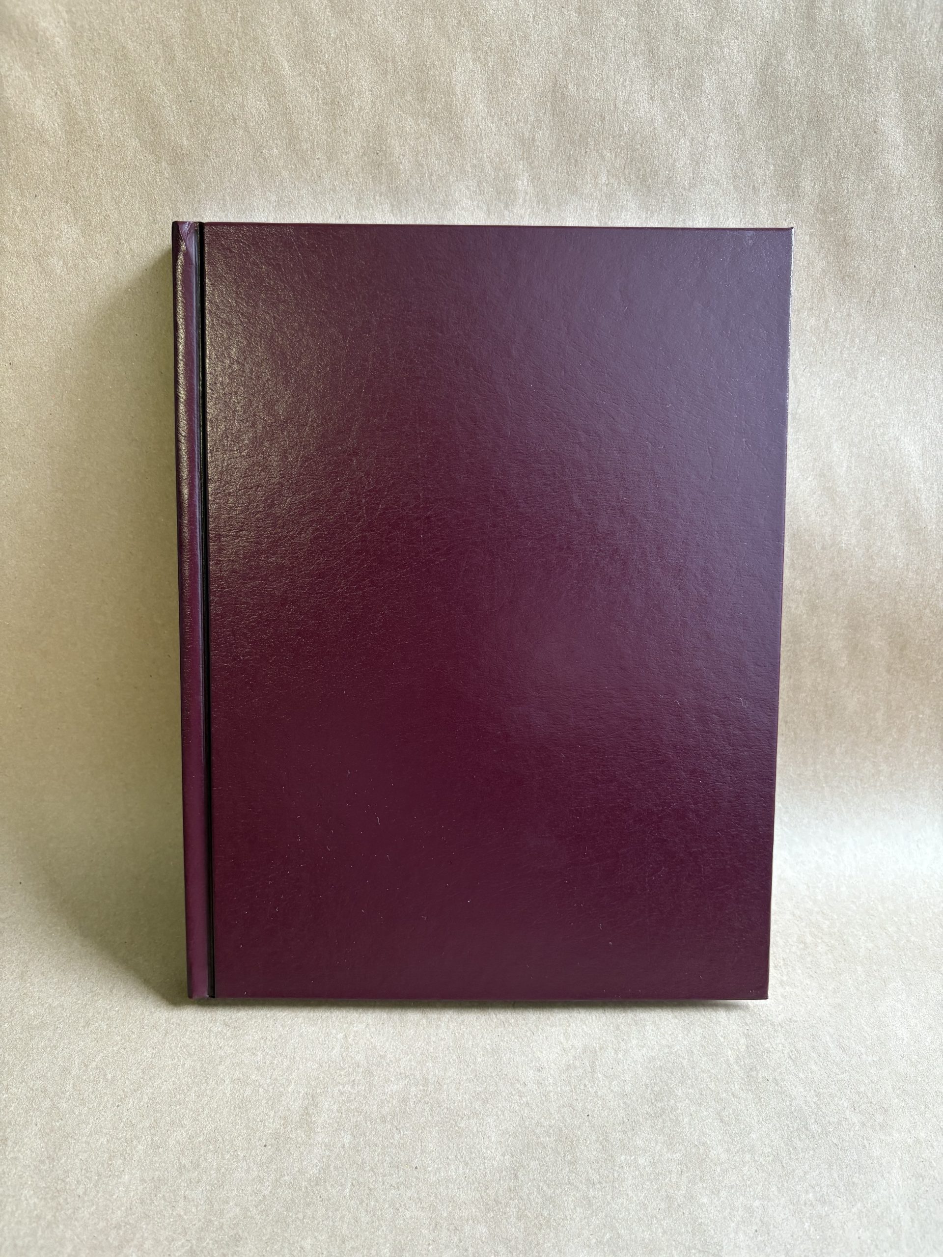 Maroon Hardcover Lab Notebook With Thicker Pages, 223 Grid Pages, 8-1/2 × 11" Page Size (B200B MAR) - Image 3