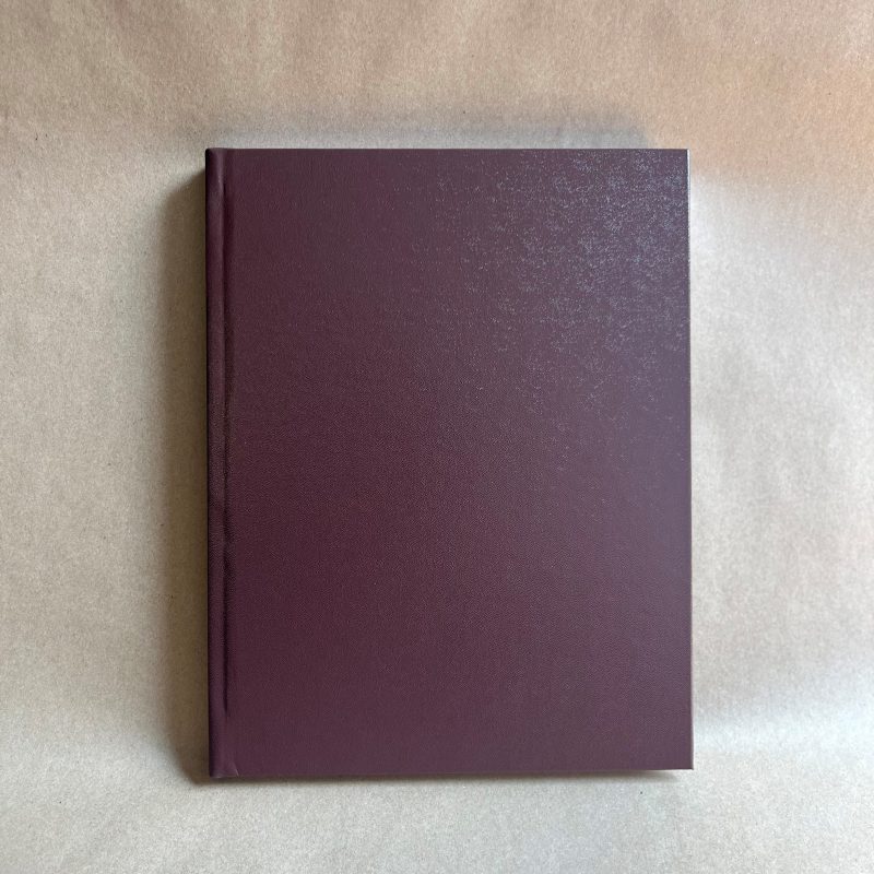 Brown Hardcover Scientific Notebook, 208 grid pages, 8-1/2 x 11” page size (B200P BRN SMB) Small Batch